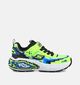 Skechers Mega Craft 4k Baskets basses en Vert fluorescent pour gar&ccedil;ons (375684)