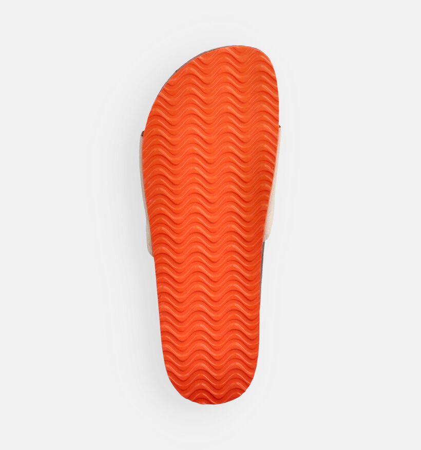 Nathan-Baume Nu-pieds plates en Beige pour femmes (372250)