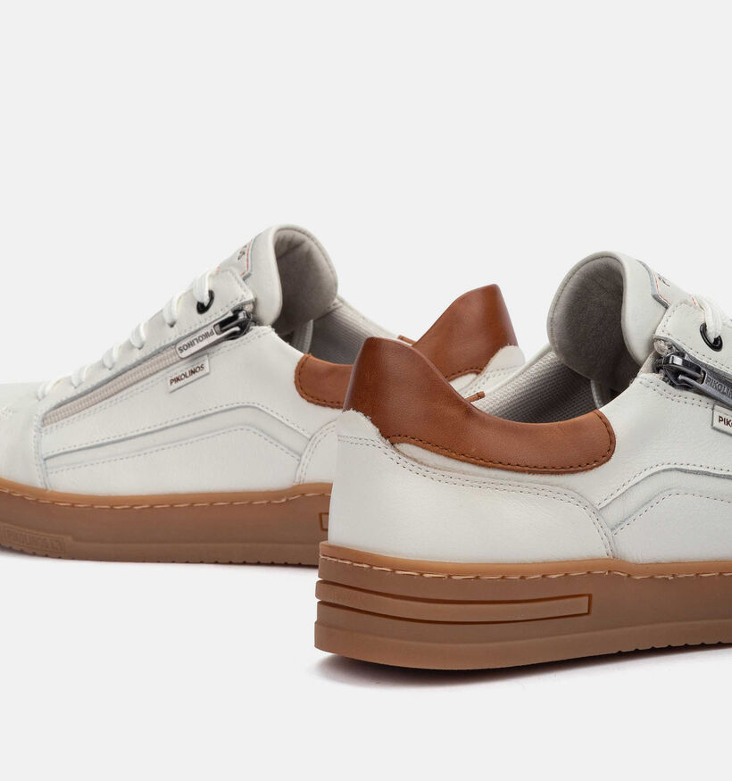 Pikolinos Xativa Ecru Rits-Veterschoenen voor heren (370615) - geschikt voor steunzolen