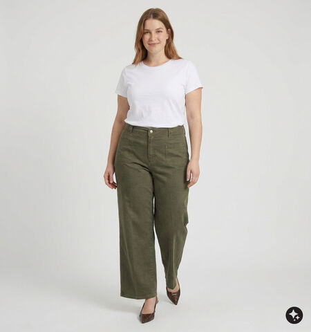 Vero Moda Curve Jeans Vert