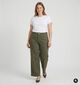 Vero Moda Curve Forest Night Tulle Groene Jeansbroek L32 voor dames (378126)