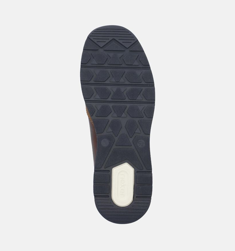 Rieker Chaussures à lacets en Cognac pour hommes (351302) - pour semelles orthopédiques