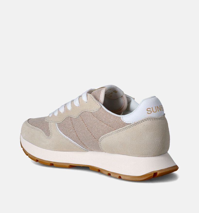 Sun68 Ally Glitter Baskets en Beige pour femmes (351700) - pour semelles orthopédiques
