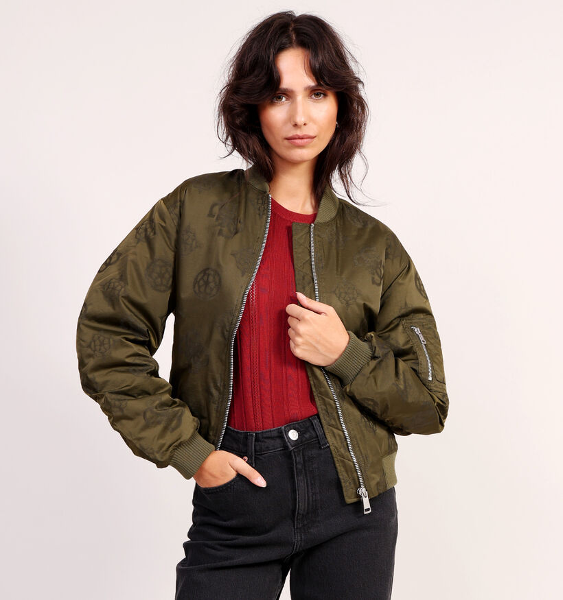 Guess Groene Bomberjas voor dames (361101)