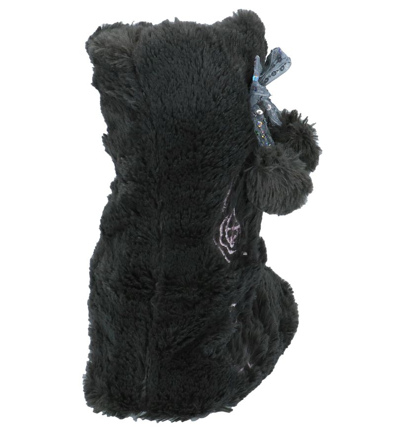Donkergrijze Pantoffels Snoopy in stof (226599)