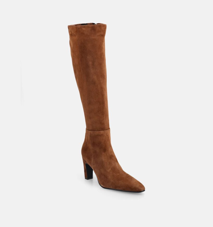 Laurent David Bottes hautes en Marron pour femmes (381277)