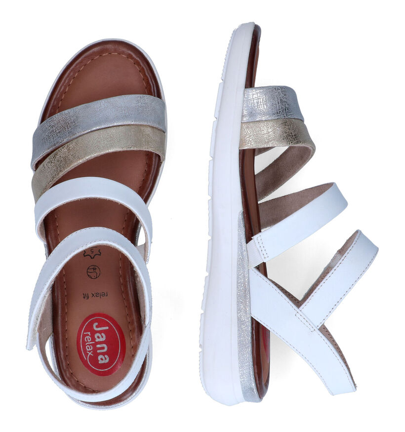 Jana Cognac Sandalen in leer (304531)
