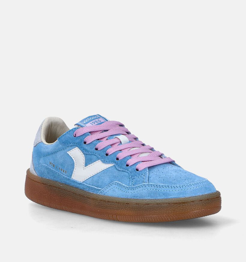 Victoria Blauwe Sneakers voor dames (353441) - geschikt voor steunzolen