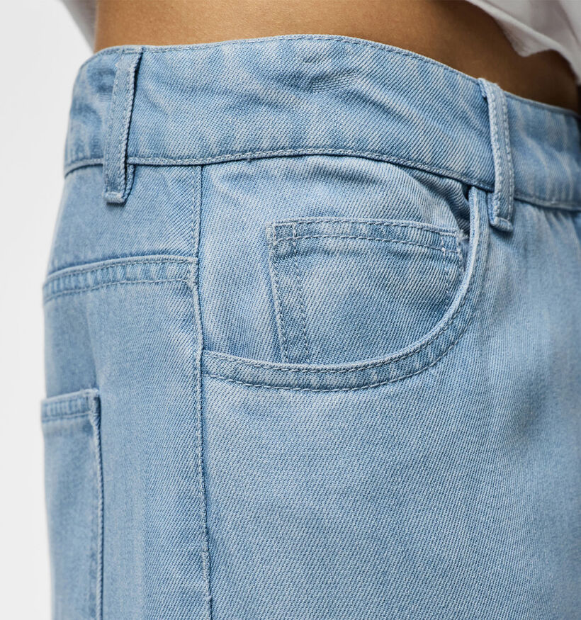 Pieces Smidi Wide Jeans L32 en Bleu pour femmes (369204)