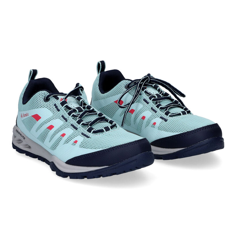 Colombia Vapor Vent Chaussures de marche en Turquoise pour femmes (303807) - pour semelles orthopédiques