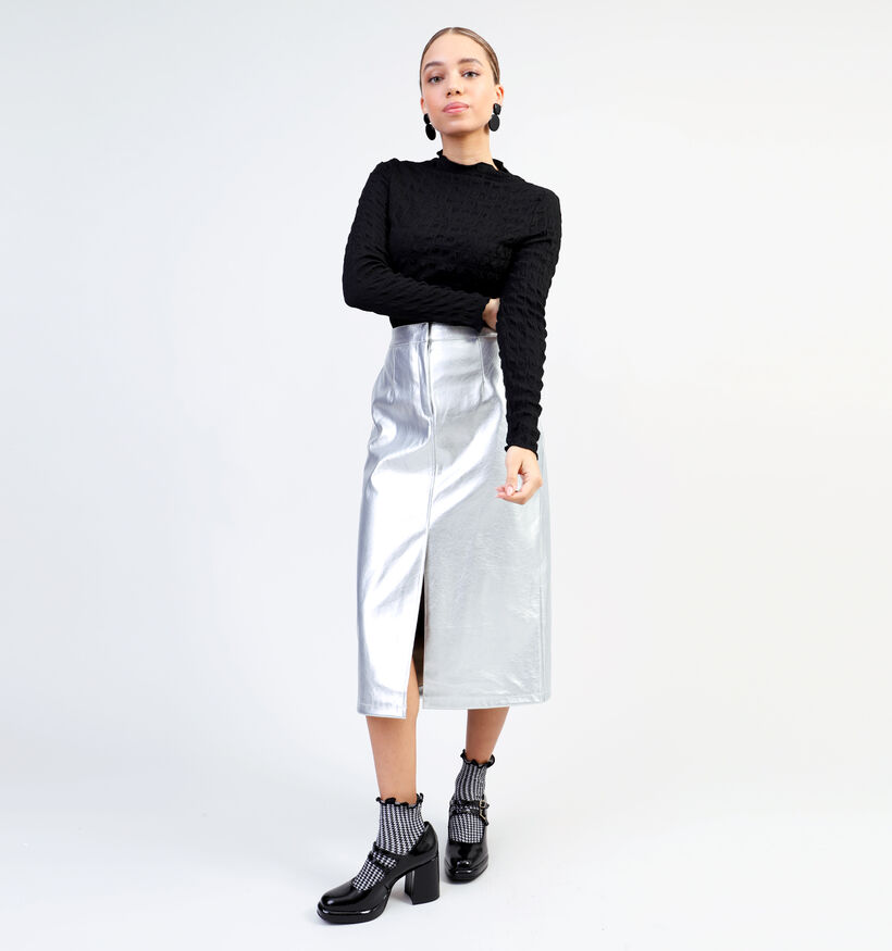 Vila Silver HW Coated Zilveren Rok voor dames (337672)