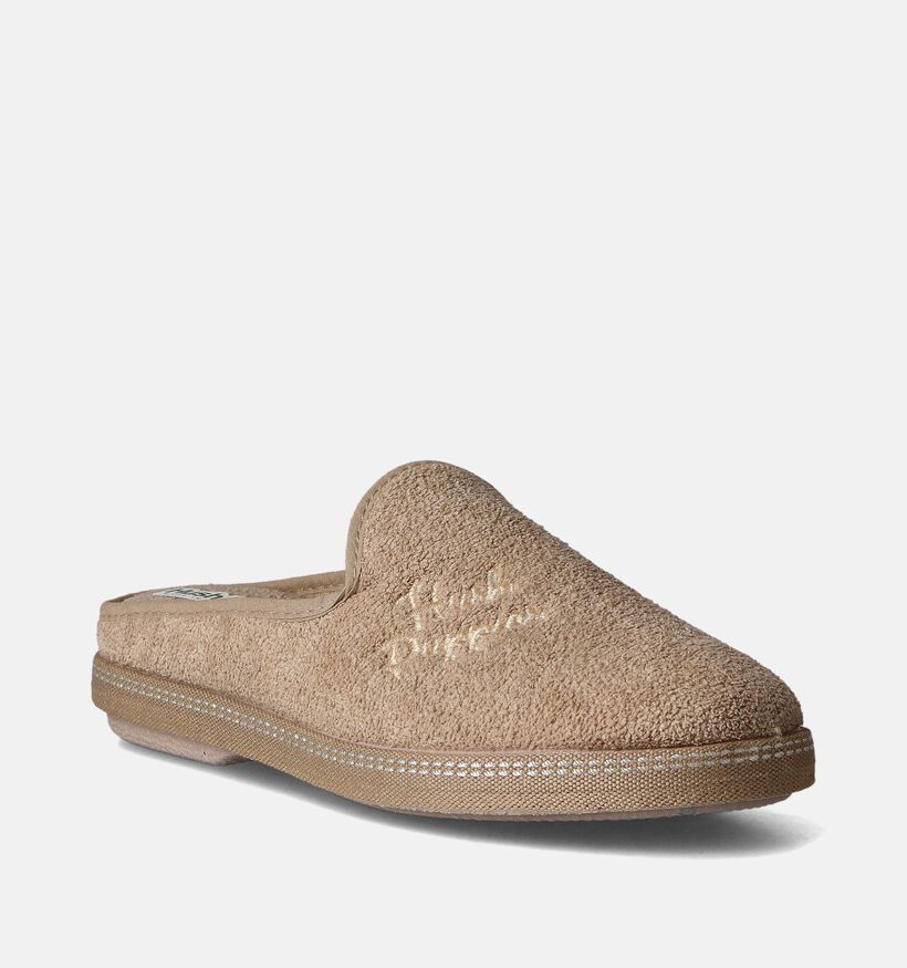 Hush Puppies Curva Pantoufles en Beige pour femmes (357595)
