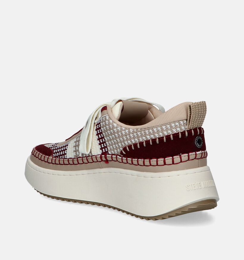 Steve Maggen Doubletake Rode Sneakers voor dames (347688) - geschikt voor steunzolen