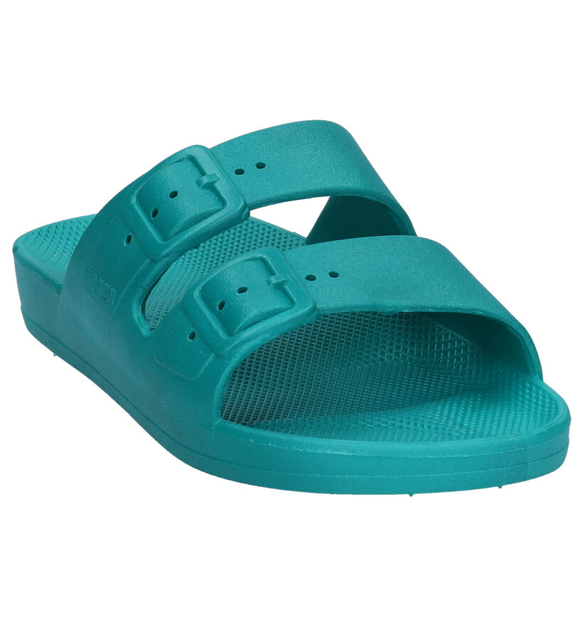 Freedom of Moses Azura Turquoise Slippers in kunststof (284513)