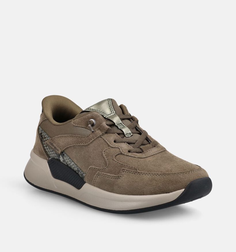 Gabor Comfort Kaki Groene Schoenen voor dames (376936) - geschikt voor steunzolen