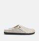 Birkenstock Zermatt Shearling Felt Beige Pantoffels voor dames (376067)