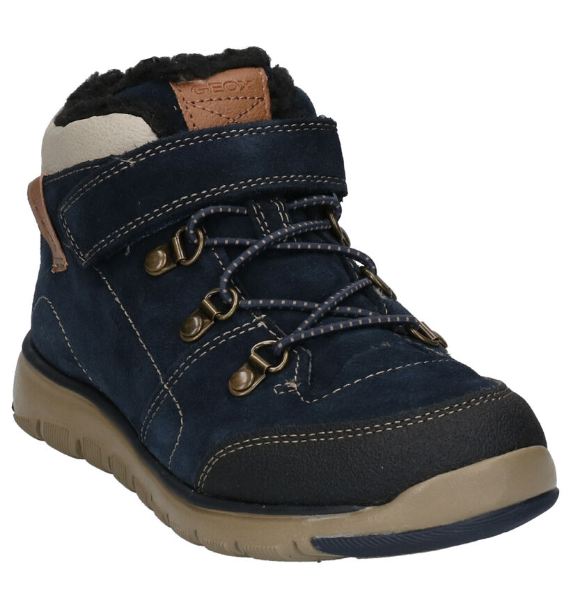 Geox Chaussures hautes en Bleu foncé en nubuck (254521)