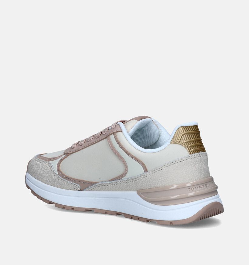 Tommy Hilfiger Casual Fashion Run Baskets en Beige pour femmes (349710) - pour semelles orthopédiques