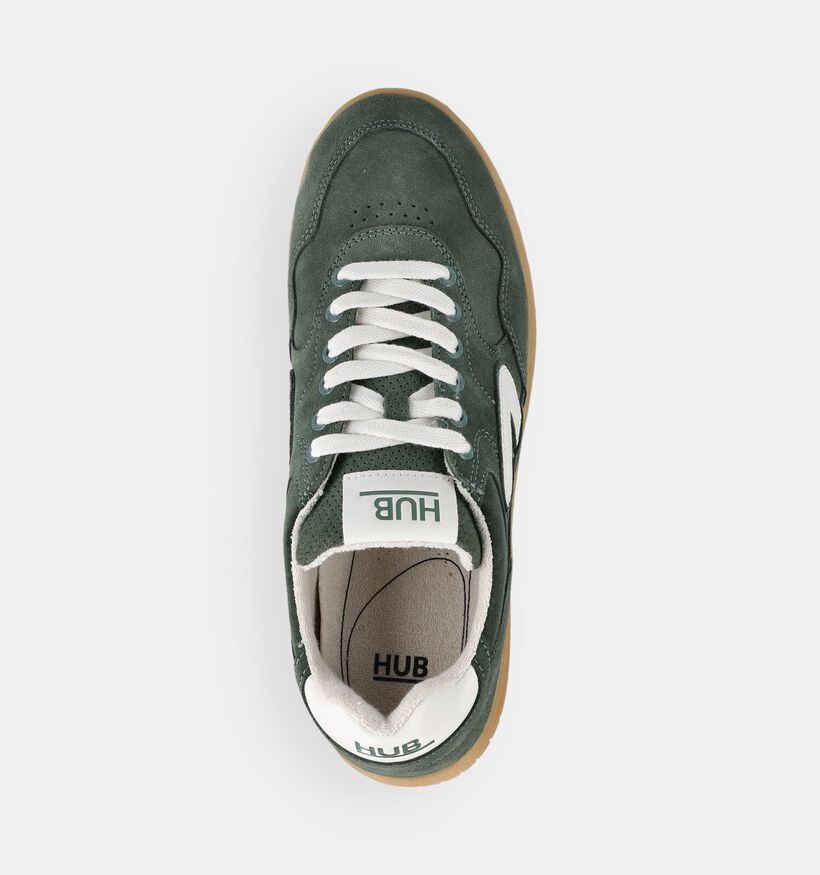 Hub Vancouver Groene Sneakers voor heren (369586) - geschikt voor steunzolen