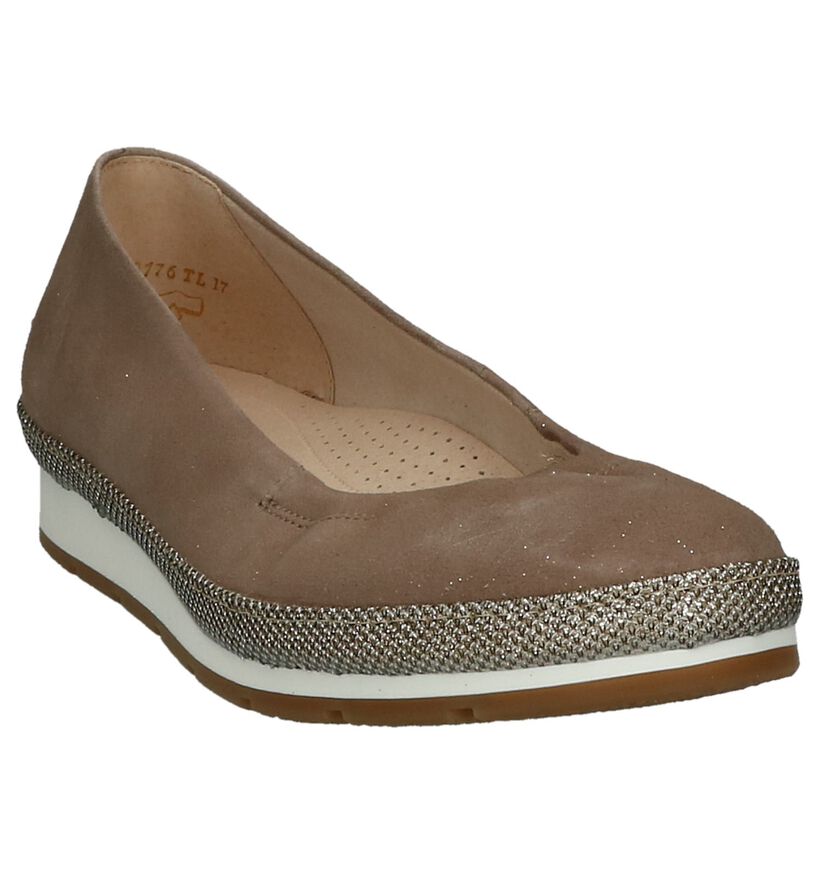 Gabor Ballerines en Taupe en nubuck (245500)