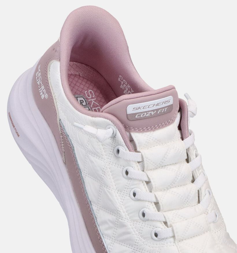 Skechers Contour Baskets sportives en Blanc pour femmes (367825) - pour semelles orthop&eacute;diques