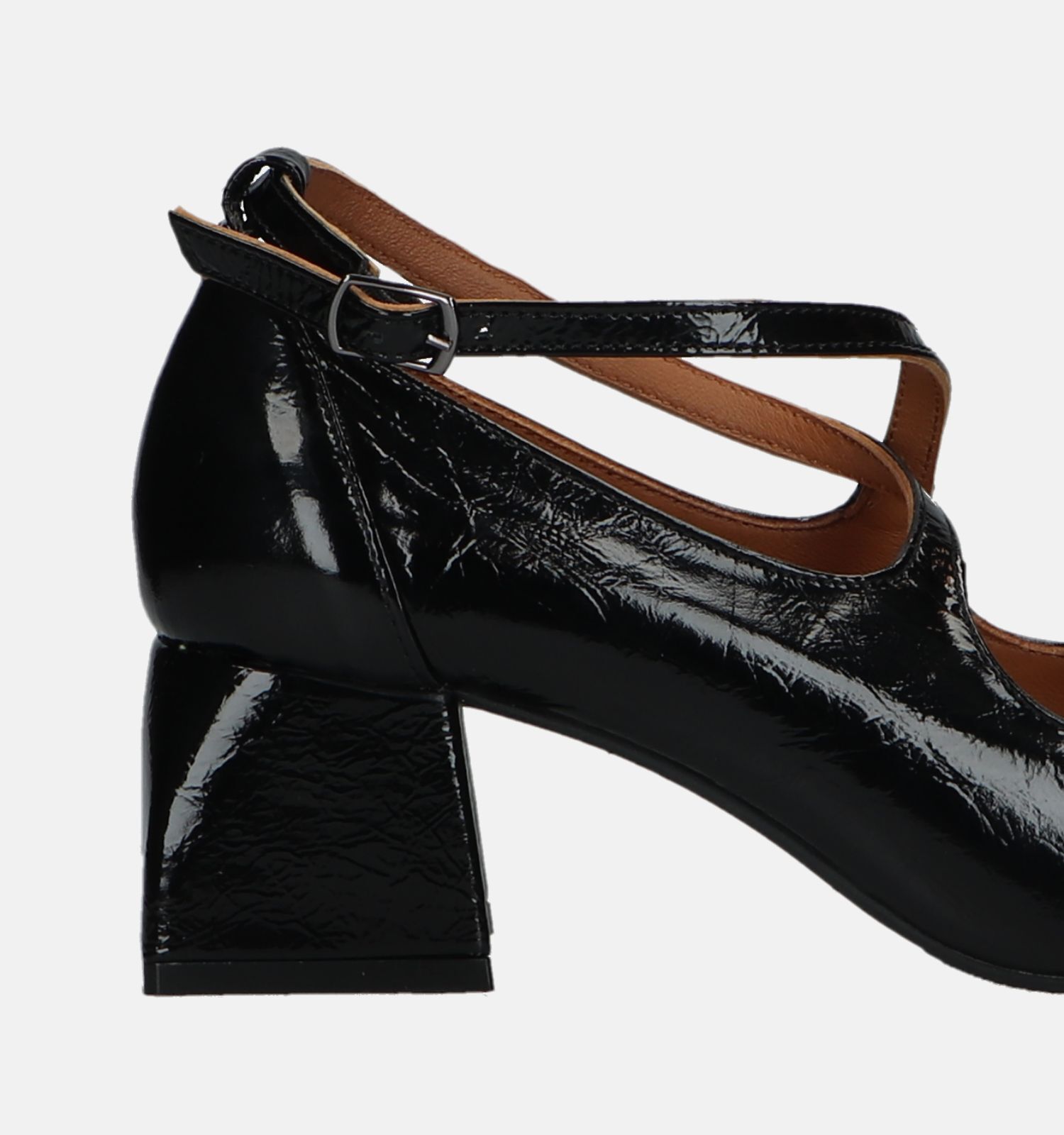 Pumps met bandje zwart