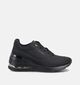 Skechers Baskets sportives en Noir pour femmes (366476) - pour semelles orthopédiques