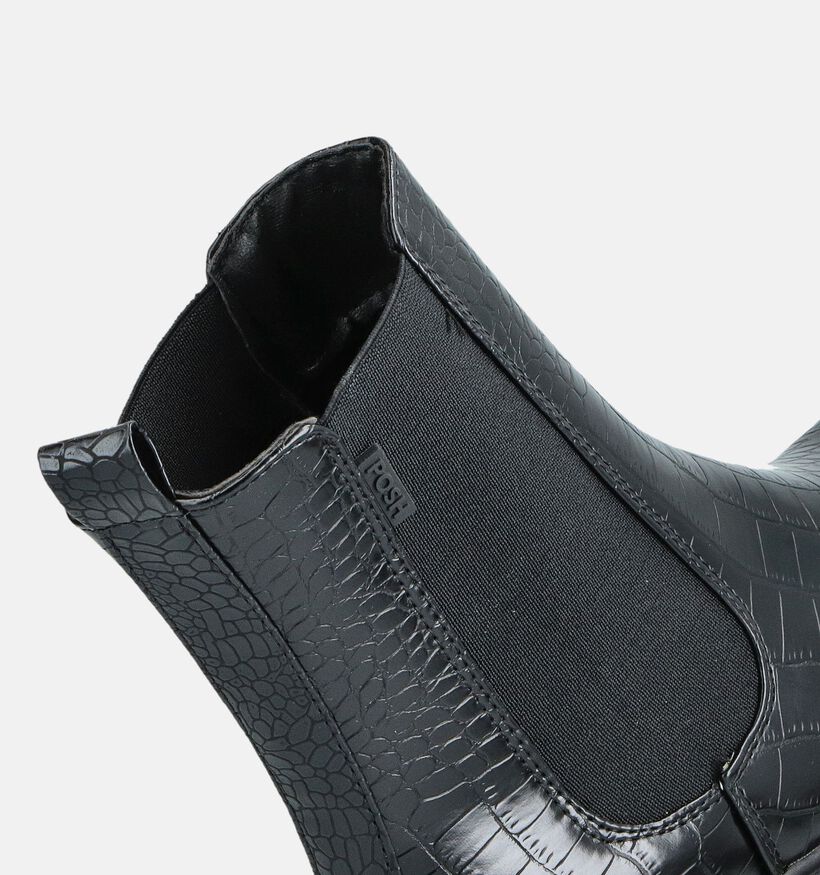 Posh by Poelman Bottines Chelsea en Noir pour femmes (362867)