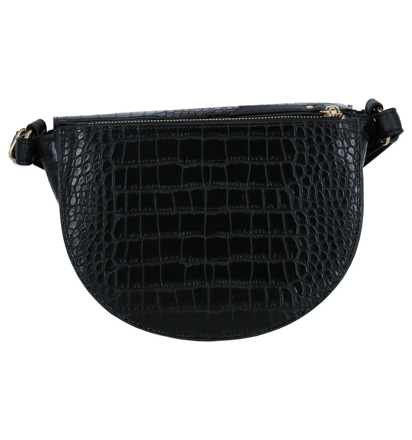 Gabor Janne Zwarte Crossbody Tas in kunstleer (288810)