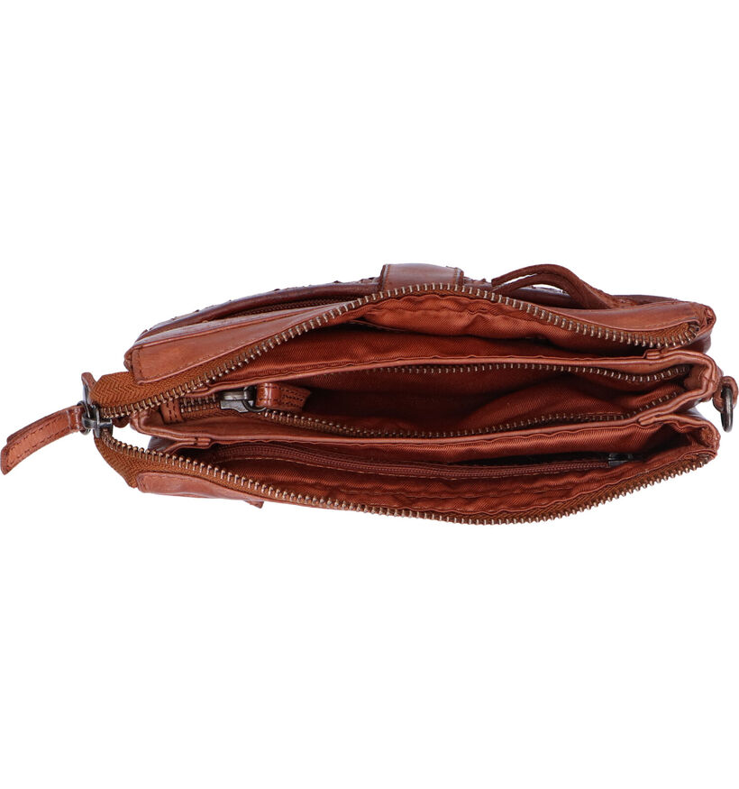 Bear Design Cognac Crossbody Tas voor dames (329773)