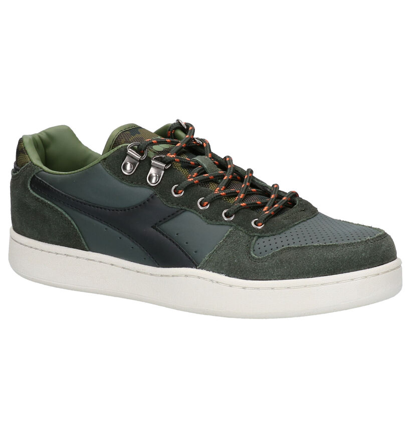 Diadora Playground Sierra Sneakers Groen in daim (253696)