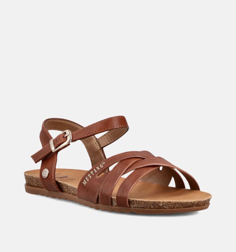 Mustang Cognac Sandalen voor dames (372116)