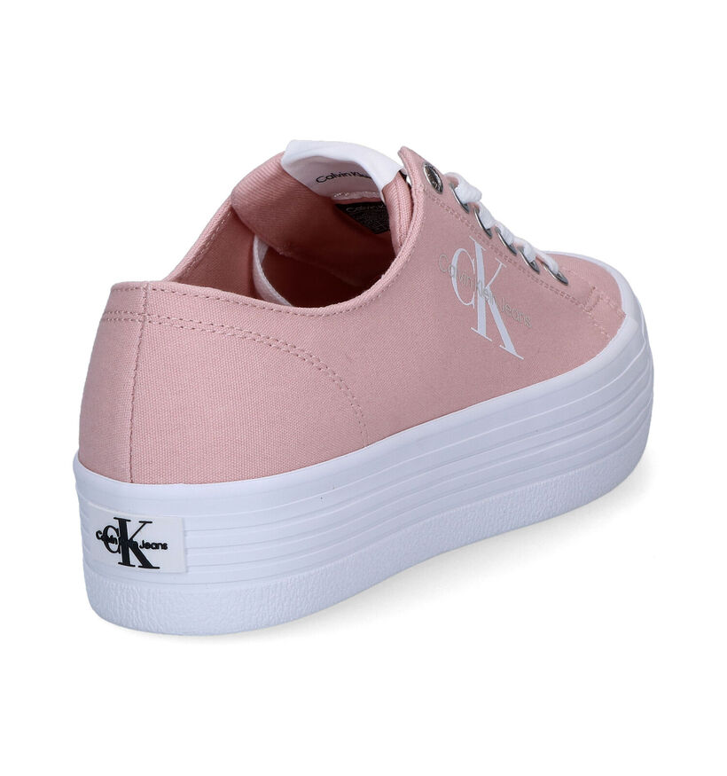 Calvin Klein Vulcanized Baskets en Rose pour femmes (304056) - pour semelles orthopédiques