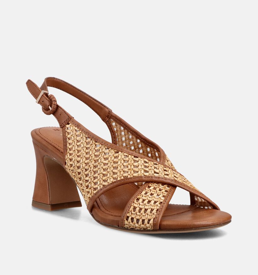 Tamaris Sandales &agrave; talons en Cognac pour femmes (371747)