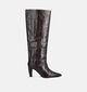 Bronx Donkerbruine Laarzen voor dames (371563)