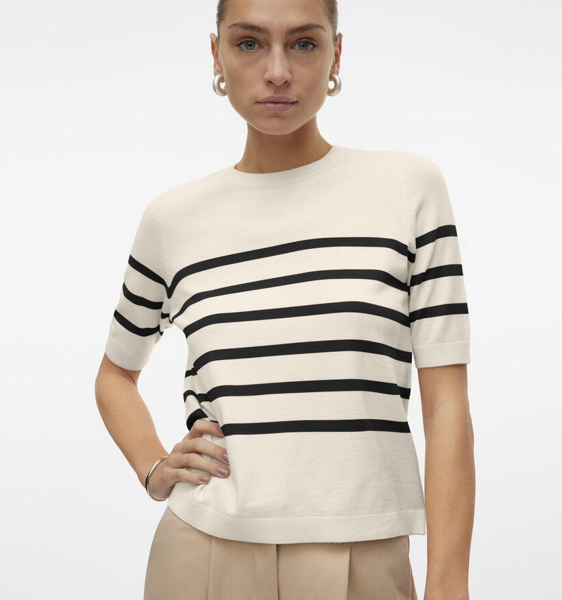 Vero Moda Saba Pull en Beige pour femmes (352204)