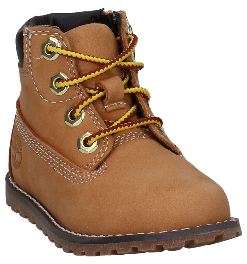Timberland Pokey Pine 6IN BOOT Bottines en Cognac pour filles, garçons (329073) - pour semelles orthopédiques