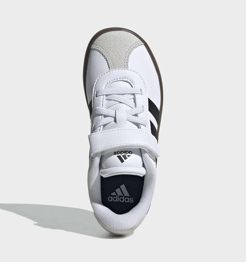 adidas VL Court 3.0 Baskets basses en Blanc pour gar&ccedil;ons (372739)