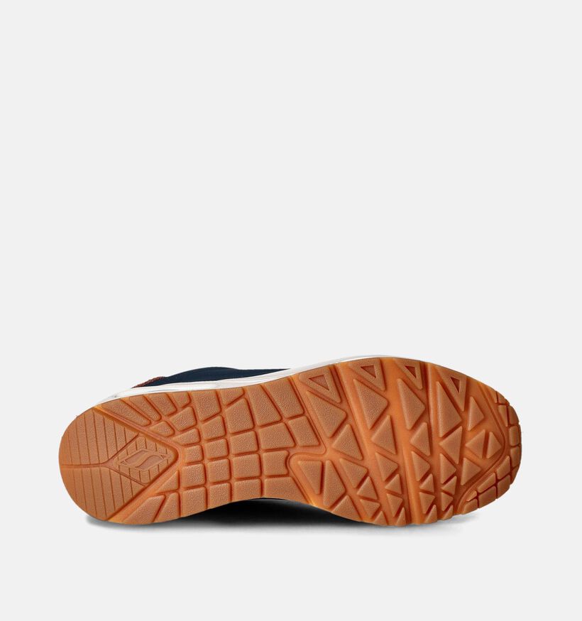 Memory Foam Baskets basses en Bleu pour hommes (359749) - pour semelles orthopédiques
