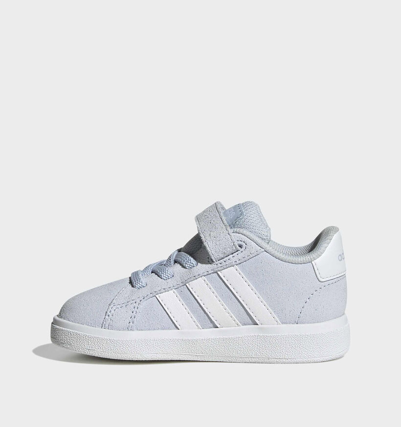 adidas Grand Court 00s Lichtblauwe Sneakers voor meisjes (366768)