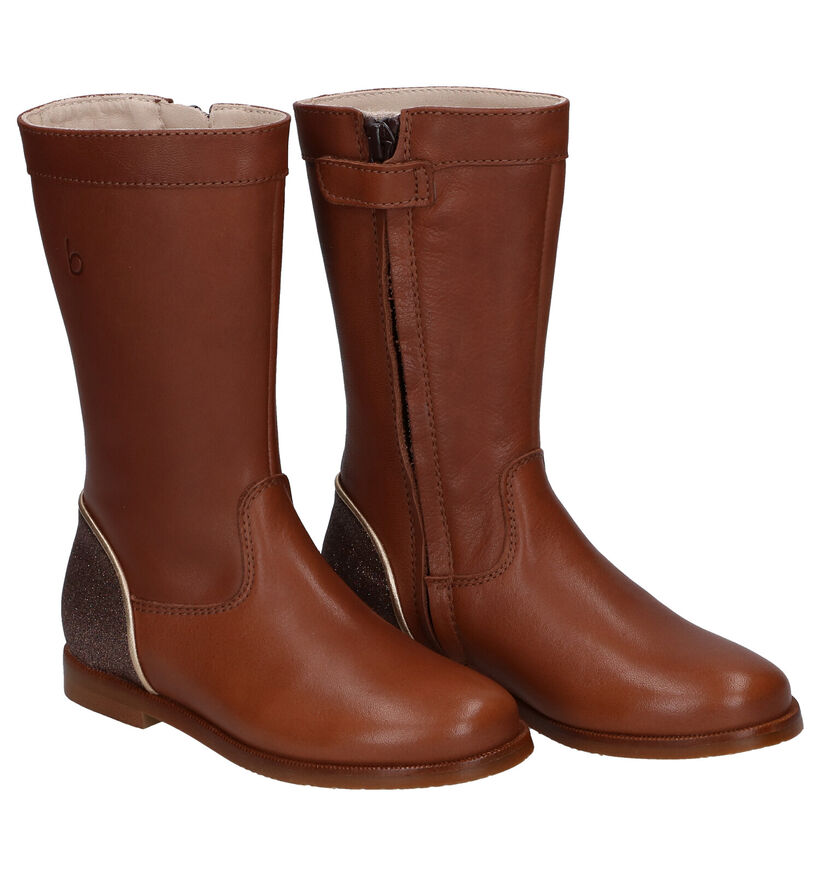 Beberlis Bottes hautes en Cognac pour filles (297356)