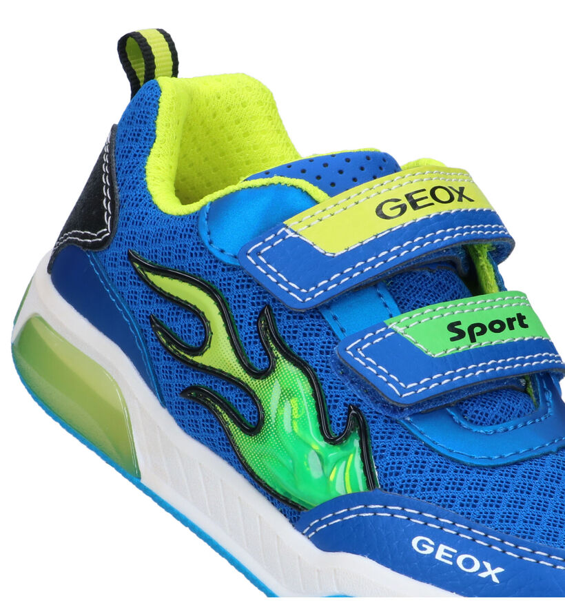 Geox Inek Boy Baskets en Bleu pour garçons (320631) - pour semelles orthopédiques