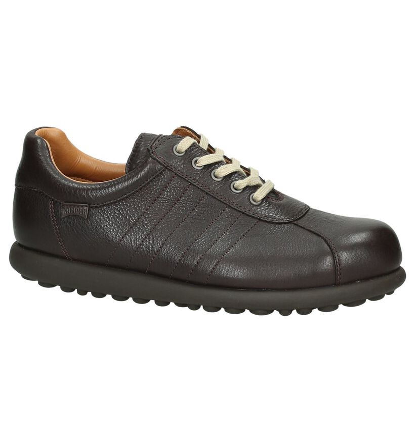 Casual Schoen Camper Zwart in leer (168851)