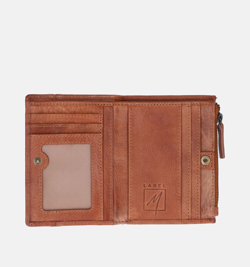 Label M Portefeuille en Cognac pour hommes (358854)
