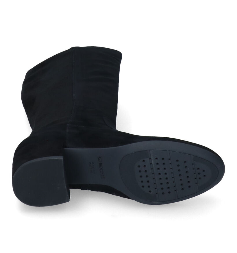 Geox Eleana Zwarte Laarzen in daim (313302)