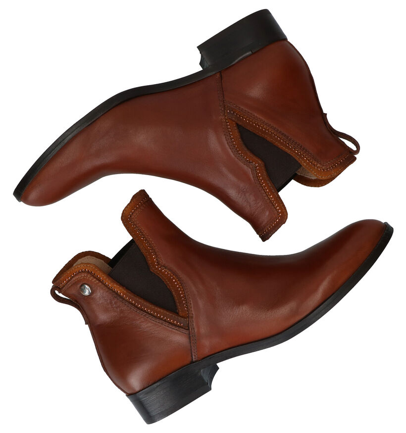 NeroGiardini Cognac Chelsea Laarsjes voor dames (278989)