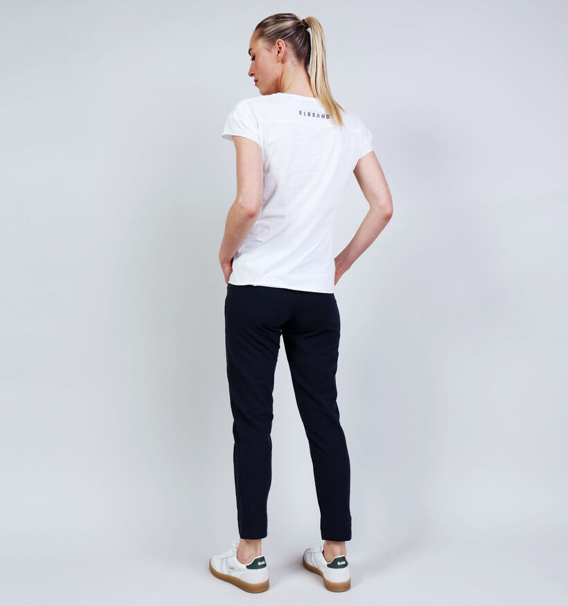 Elbsand Ragne Witte T-shirt voor dames (374222)