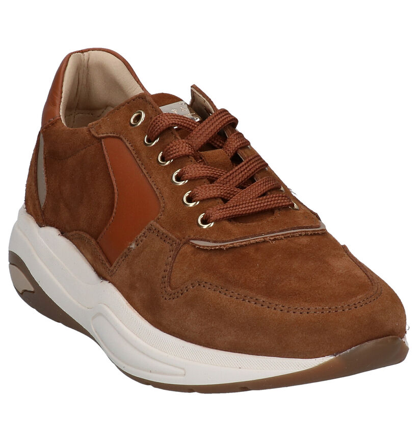 Scapa Cognac Veterschoenen voor dames (297899) - geschikt voor steunzolen