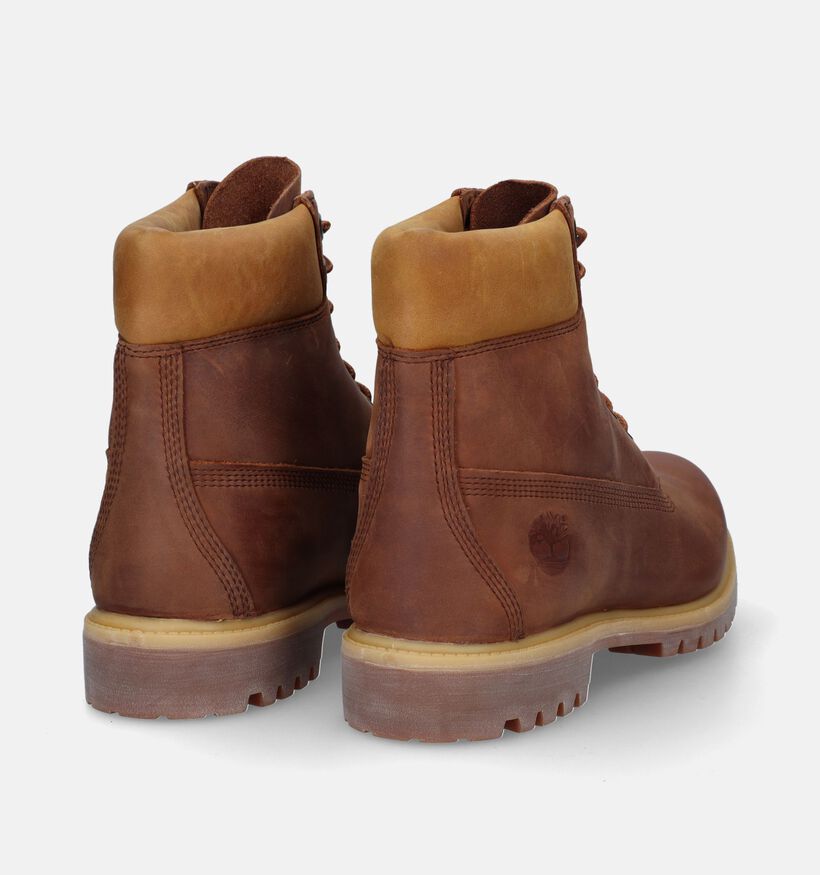 Timberland 6 inch Premium Kaki Bottines voor heren (328646) - geschikt voor steunzolen