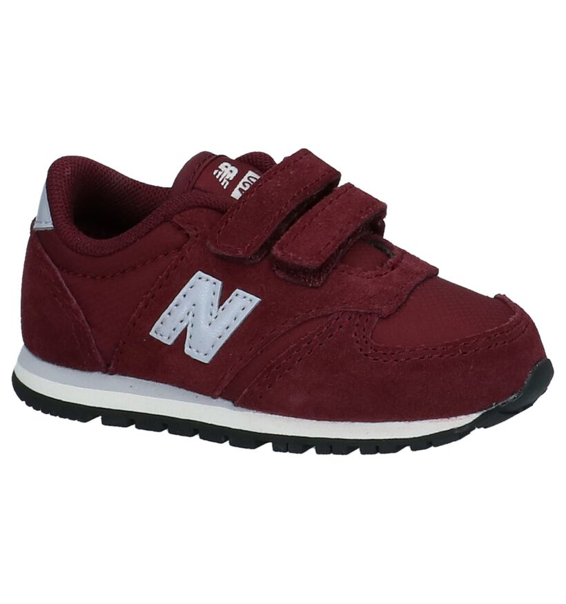 New Balance 420 Baskets basses en Bordeaux en nubuck (222846)